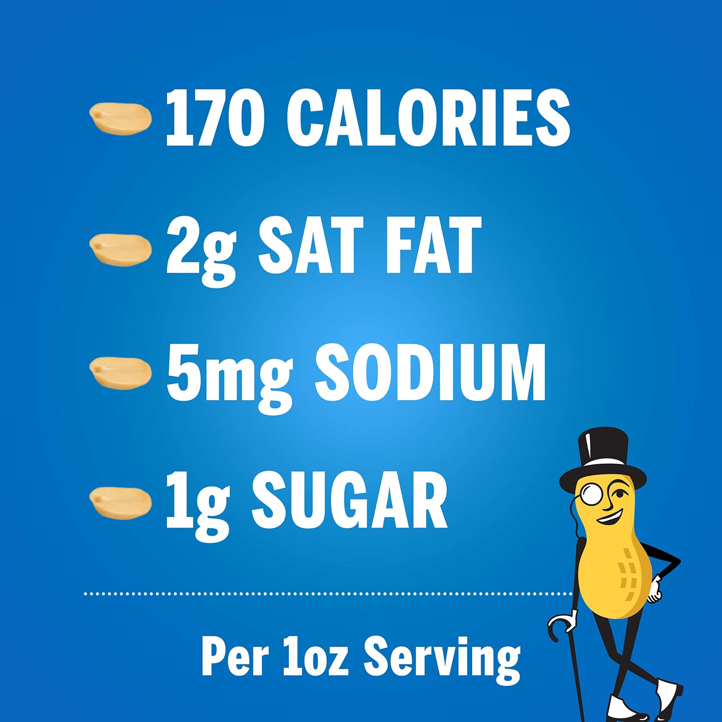 PLANTERS Unsalted Dry Roasted Peanuts, 16 Ounce (4 Pack), 1 Pound Total