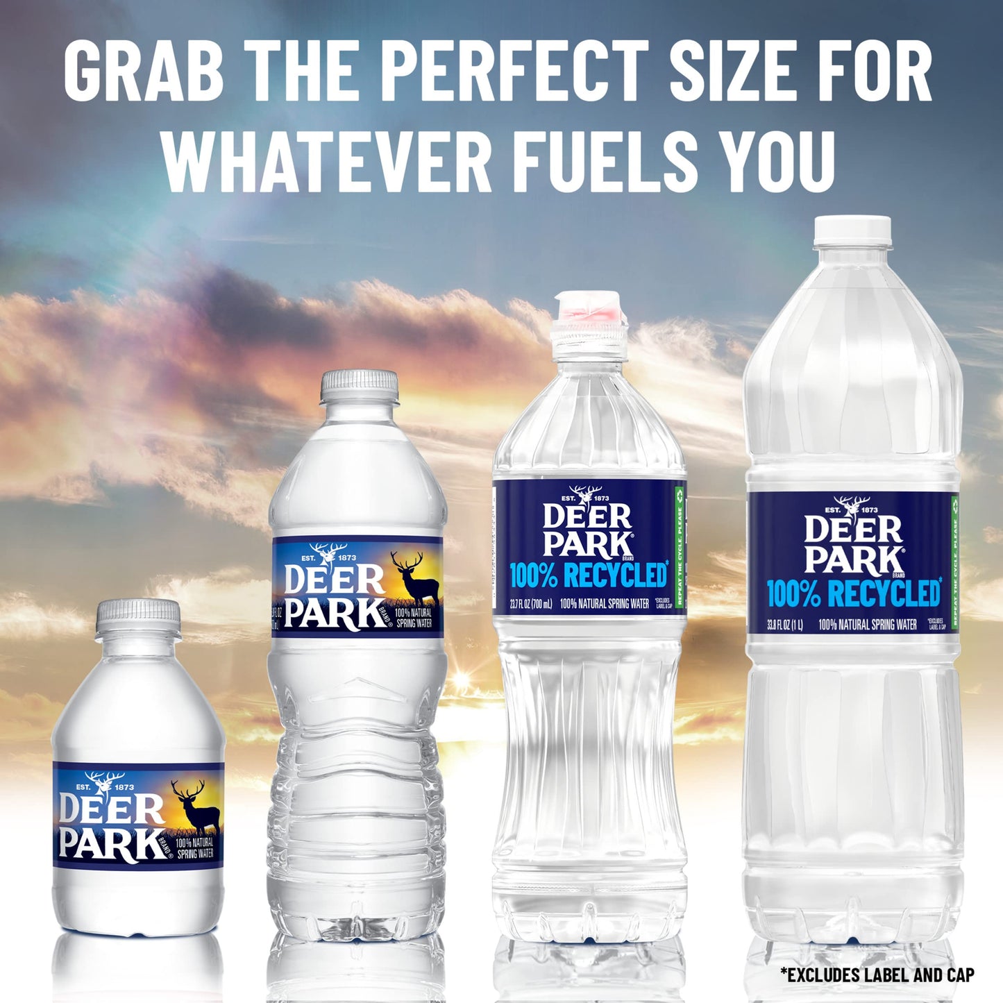 Deer Park Spring Water, 24 Pack - Crisp Refreshing Taste - 16.9 Fl Oz