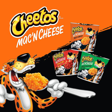 Cheetos Flaming Hot, Mac N Cheese, 2.11 Oz, 4 Ct