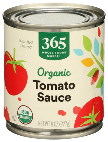 365 By Whole Foods Market, Sauce Tomato Organic, 8 Ounce