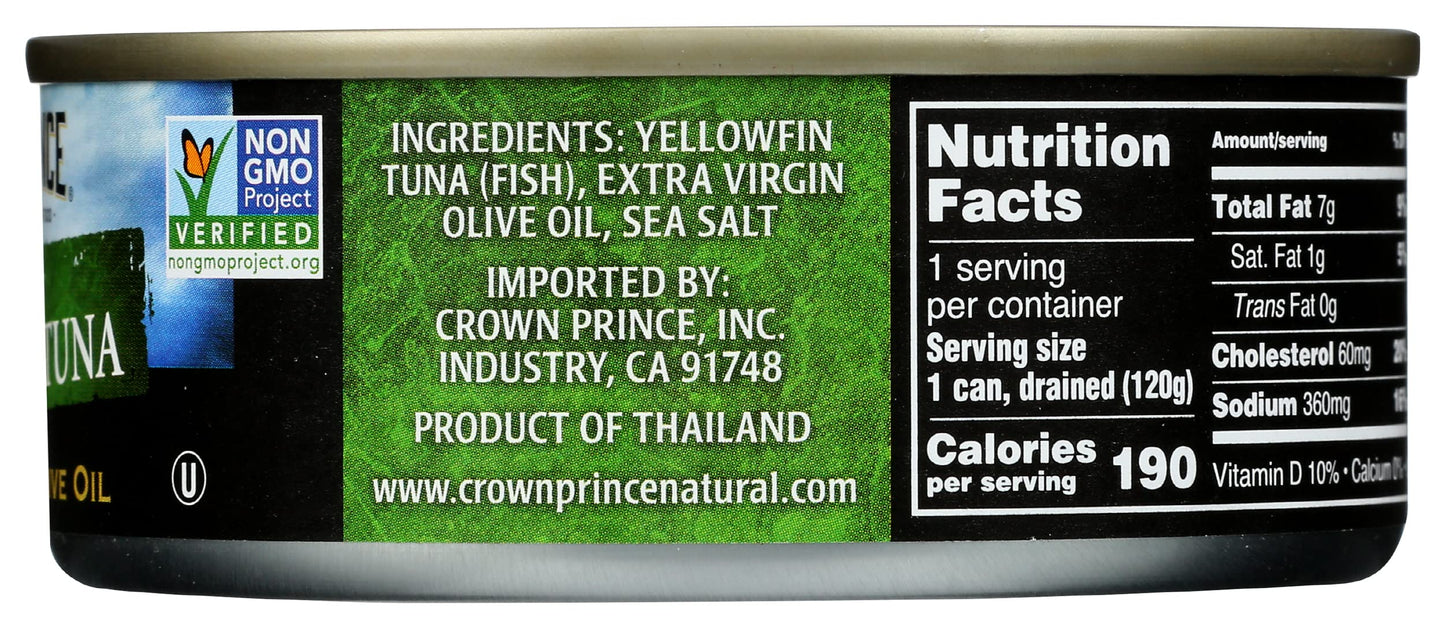 Crown Prince Natural Solid Light Yellowfin Tuna, 5 Ounce -- 12 Per Case.12