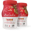Haddar by Baracke 100% Pure Ground Sesame Tahini 15.9oz Jar (2 Pack) Just One Ingredient, Gluten Free, Vegan, Keto Friendly, Kos