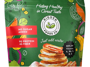 Hidden Foods Cinnamon Pancake Golden Brown Monk Fruit Cinnamon Bun Pancake - Fiber And Protein Churro Pancake Mix With Wheat & O