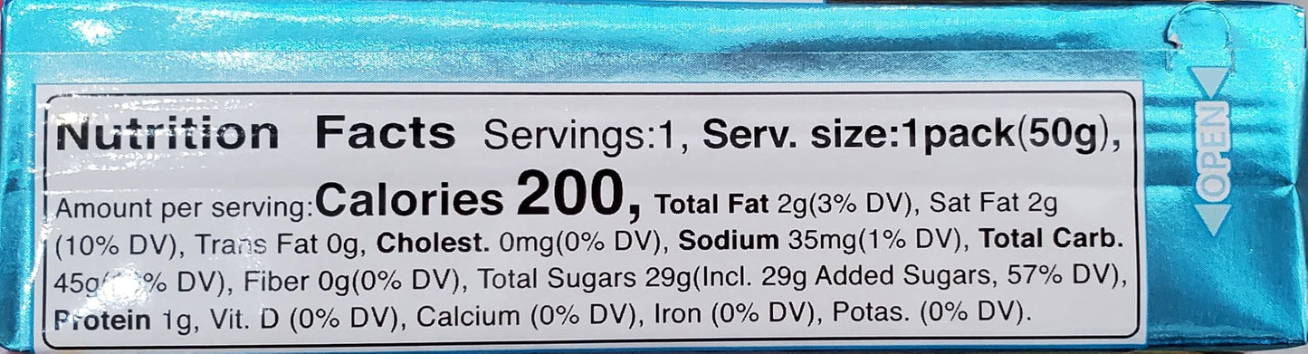 Uha Mikakuto Puchao Gummy N' Soft Candy Variety Of Fruit Flavors 2 Pack, 1.76 Oz Each (Ramune Soda)