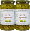 Jeff's Naturals Sliced Golden Greek Peperoncini - 12 oz - 2 pk