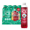 Sparkling Ice Winter Variety Pack Flavored Sparkling Water Zero Sugar with Vitamins and Antioxidants 17 fl oz 12 count (Cranberry Frost Winter Punch Apple Cider and Ginger Lime)