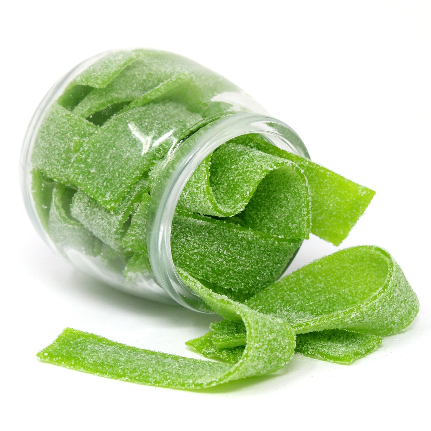 Snacktery Green Apple Sour Belts - St Patricks Day Candy Belts - Vibrant & Tangy Sour Strips - Vegan & Kosher Green Candy For St