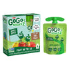 Gogo Squeez Applesauce, Apple Apple, 3.2 Ounce (4 Pouches), Gluten Free, Vegan Friendly, Unsweetened Applesauce, Recloseable, Bp