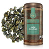 Teabloom Organic Jade Oolong Loose Leaf Tea, Rolled Leaves From High-Elevation Mountains, Usda Organic, Fresh Green-Floral Aroma