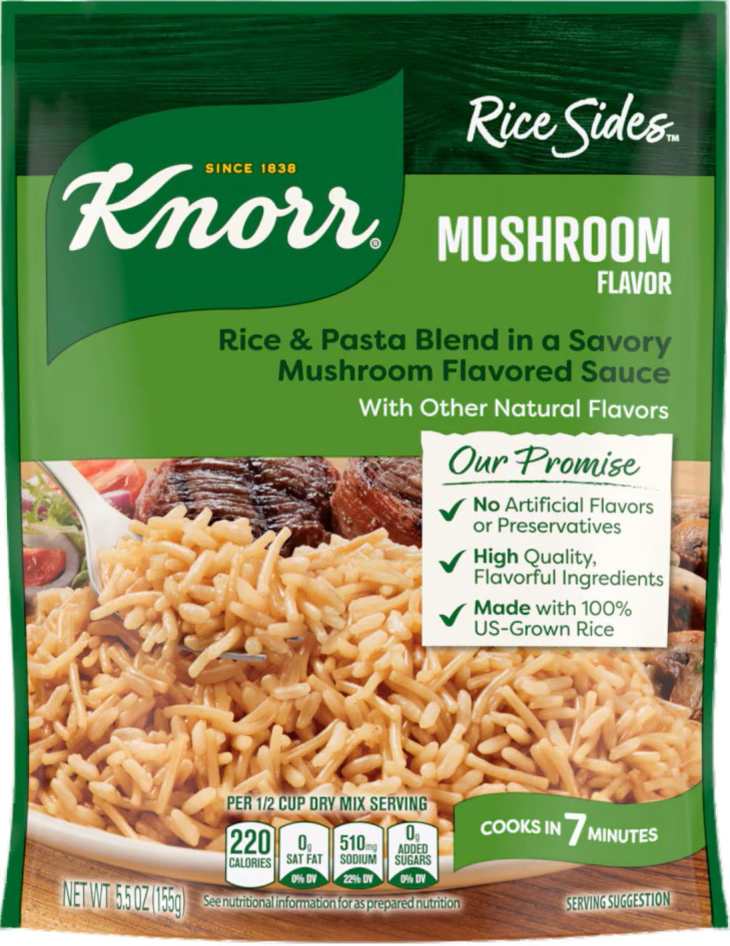 Knorr Mushroom Flavour Rice