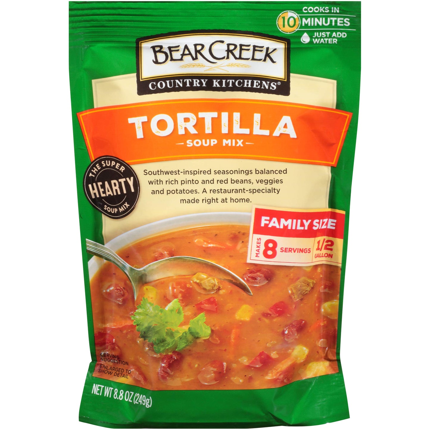 Bear Creek Soup Mix, Tortilla, 8.8 Ounce (Pack Of 6)