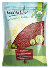 Food to Live Organic Goji Berries, 5 Pounds - Non-GMO, Sun-Dried, Large and Juicy, Unsweetened, Sirtfood, Vegan, Bulk. High in I
