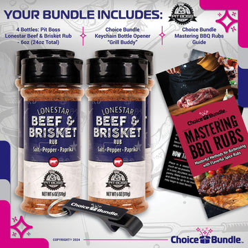 Pit Boss BBQ Mixed Seasoning Spice & Rub Bundle, 24 oz (4 x 6 oz)