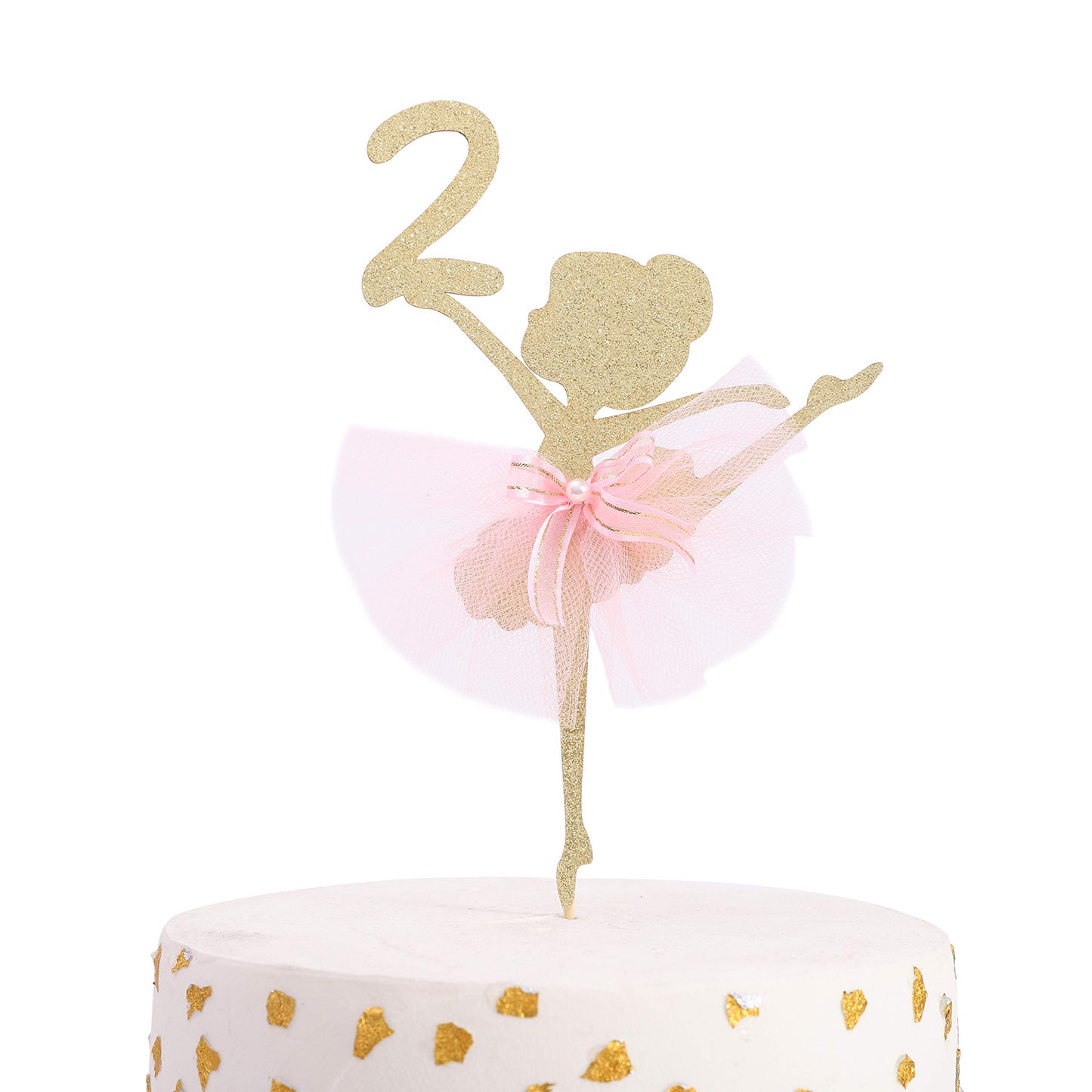Ballet Cake Topper 1 To 5 Years Old - Ballerina, Birthday Cake Topper, Ballet Birthday Party, Dancing Princess Birthday Party, B