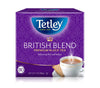 Tetley British Blend Premium Black Teabags, Rainforest Alliance Certified, Regular, 80 Count (Pack Of 12)