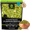 NUT CRAVINGS - Roasted & Salted Pumpkin Seeds, Pepitas, No Shell (16oz - 1 LB) Packed Fresh in Resealable Bag - Nut Snack - Food