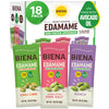 Biena Crispy Roasted Edamame Beans Snack - High Protein Low Carb Snack for Adults & Kids, 12g-13g Protein per Serving - Made w/A