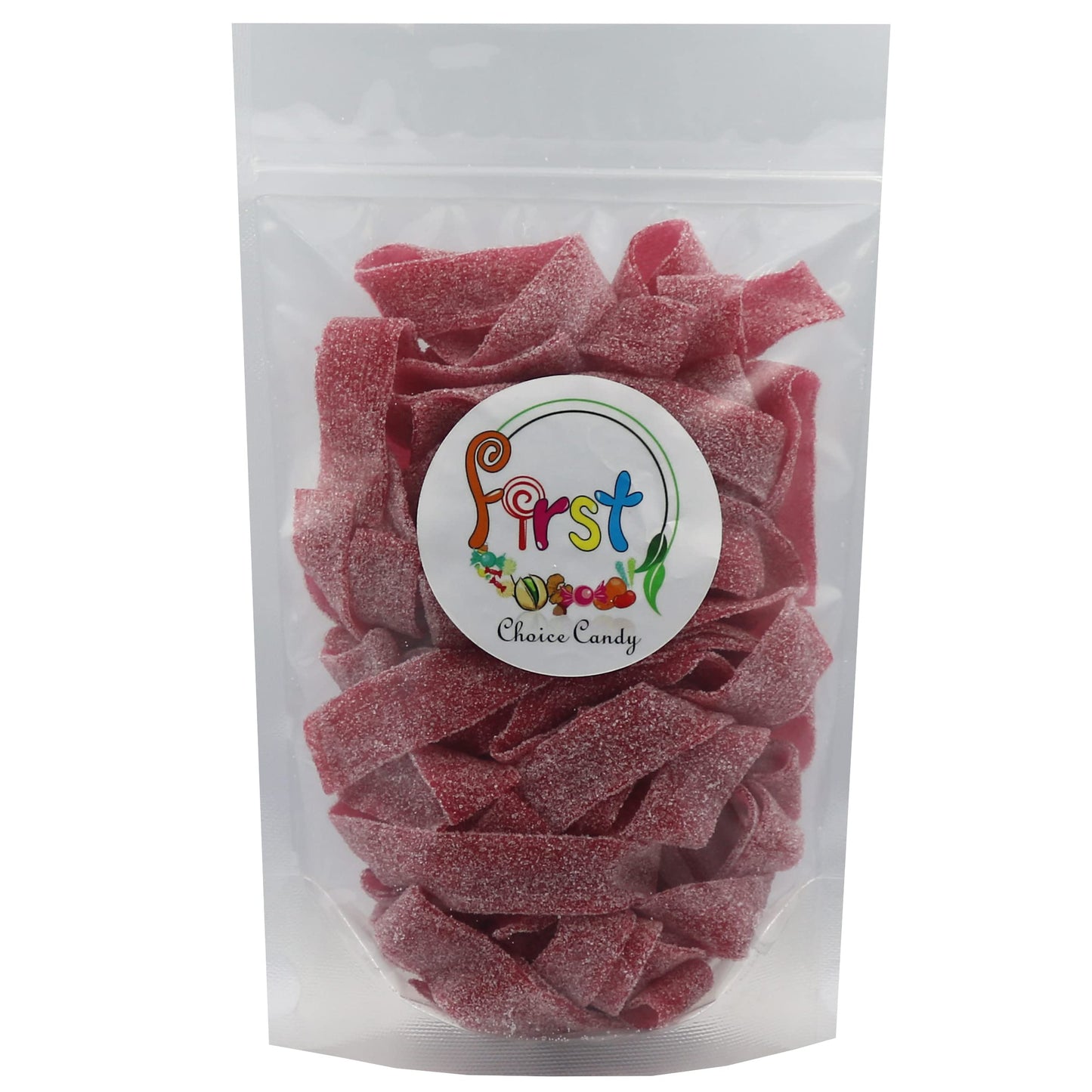 Variety Color Sour Gummy Belts (Wild Cherry, 1 LB)