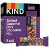 Kind Bars, Salted Caramel & Dark Chocolate Nut, Healthy Snacks, Gluten Free, Low Sugar, 6 Count