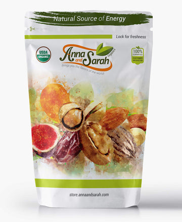 Anna and Sarah Organic Dried Turkish Figs, No Sulfur, No Sugar Added, All Natural in Resealable Bag, 5 Lbs
