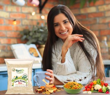 Rani Organic Long Grain White Rice 32Oz (2Lbs) 908G ~ All Natural | Gluten Friendly | Vegan | Non-Gmo | Kosher | Product Of Usa
