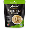 Amore Artichoke Hearts Vegan - Non Gmo Certified Ready-To-Eat Herb Infused Vegetables In Resealable Bags, 4.4 Ounce (Pack Of 10)