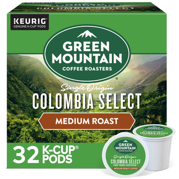Green Mountain Coffee Roasters Colombia Select Coffee, Keurig Single-Serve K-Cup Pods, Medium Roast, 32 Count