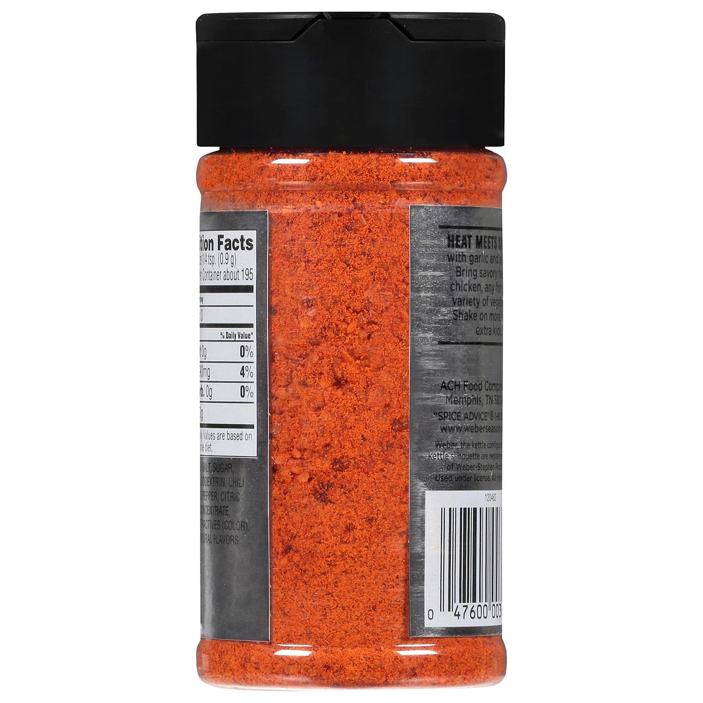 Weber Garlic Sriracha Seasoning, 6.2 Ounce Shaker