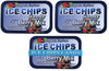Ice Chips Xylitol Candy Tins 5.28 Oz Total (Berry Mix, 3 Pack) - Includes Band As Shown