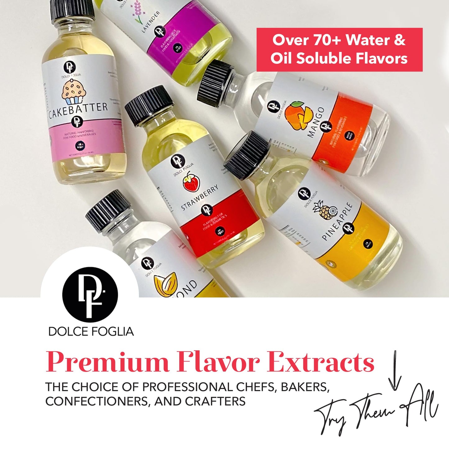 Dolce Flav Bubble Gum Extract Oil - Sugar-Free, Zero Calories - 2 Oz. Multipurpose Flavoring for Candy, Lip Balm, Ice Cream