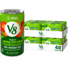 V8 Low Sodium Original Vegetable Juice, Tomato Blend, 5.5 FL OZ Can, Pack of 48