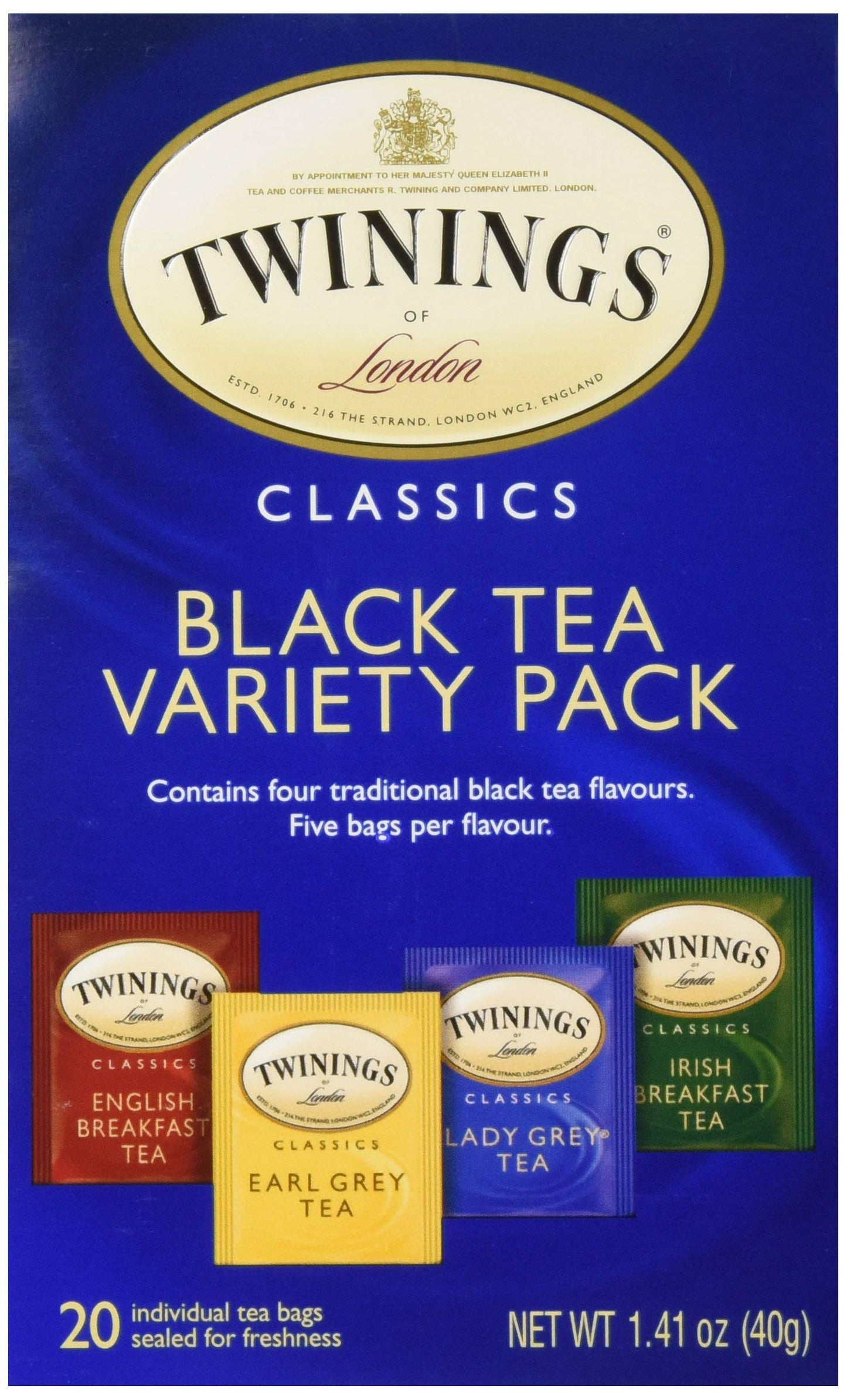 Twinings Tea Variety Pack, 20 Ct