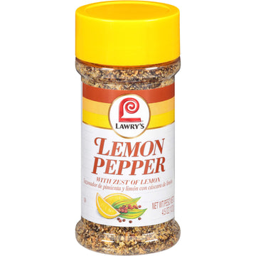 Lawry'S Lemon Pepper With Zest Of Lemon, 4.5 Oz (Pack Of 12)