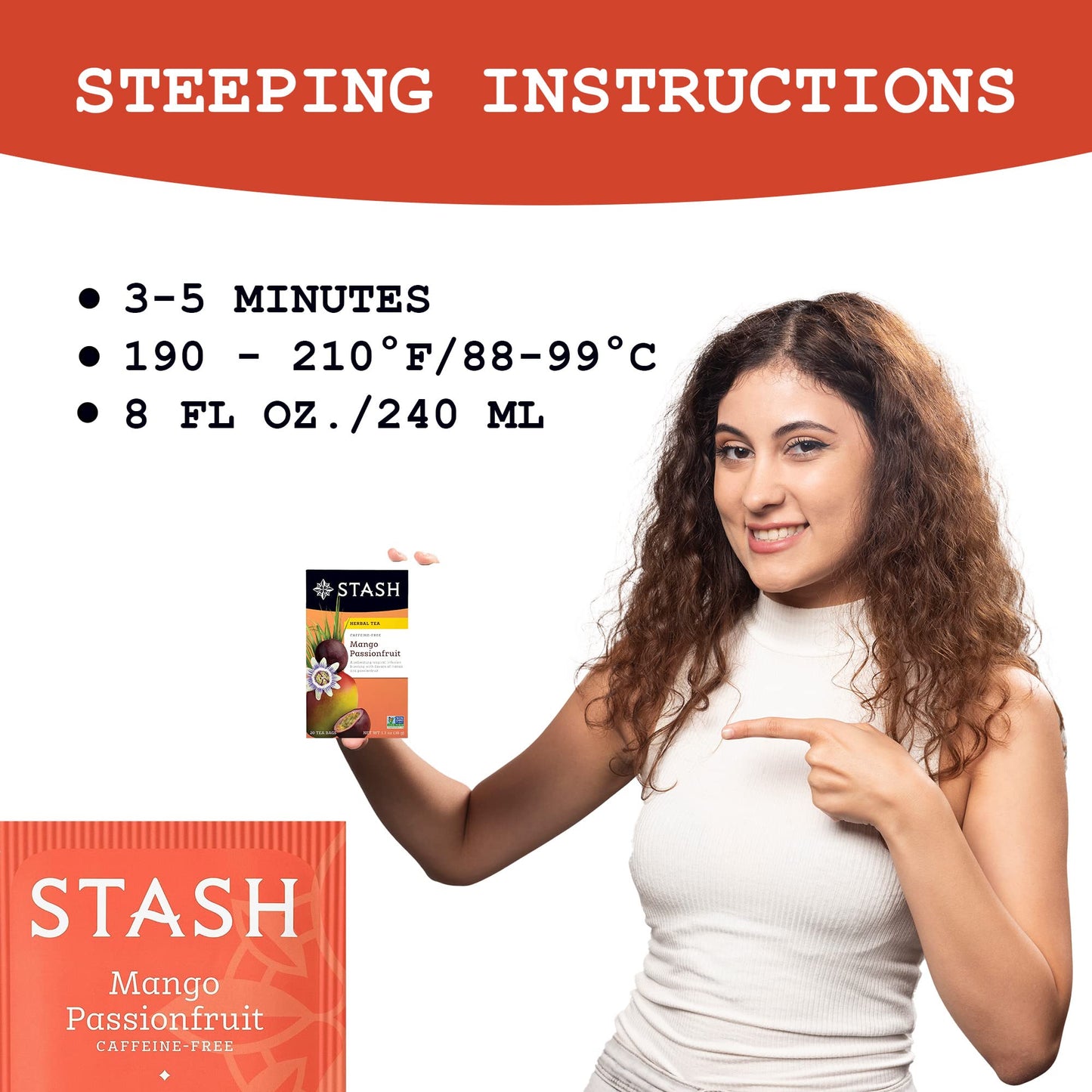 Stash Mango Passionfruit Tea, 20 Count (Pack of 3), Model 08256