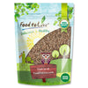 Food to Live Organic Cumin Seeds, 1 Pound - 100% Natural, Non-GMO, Aromatic Seasoning, Perfect for Spices, Baking and Pickling,