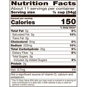 Chex Mix Hot and Spicy Savory Snack Mix Family Size Snack Bag 13.5 oz