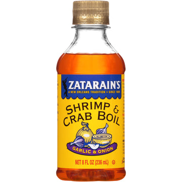 Zatarain'S Garlic & Onion Shrimp & Crab Boil, 8 Fl Oz (Pack Of 12)