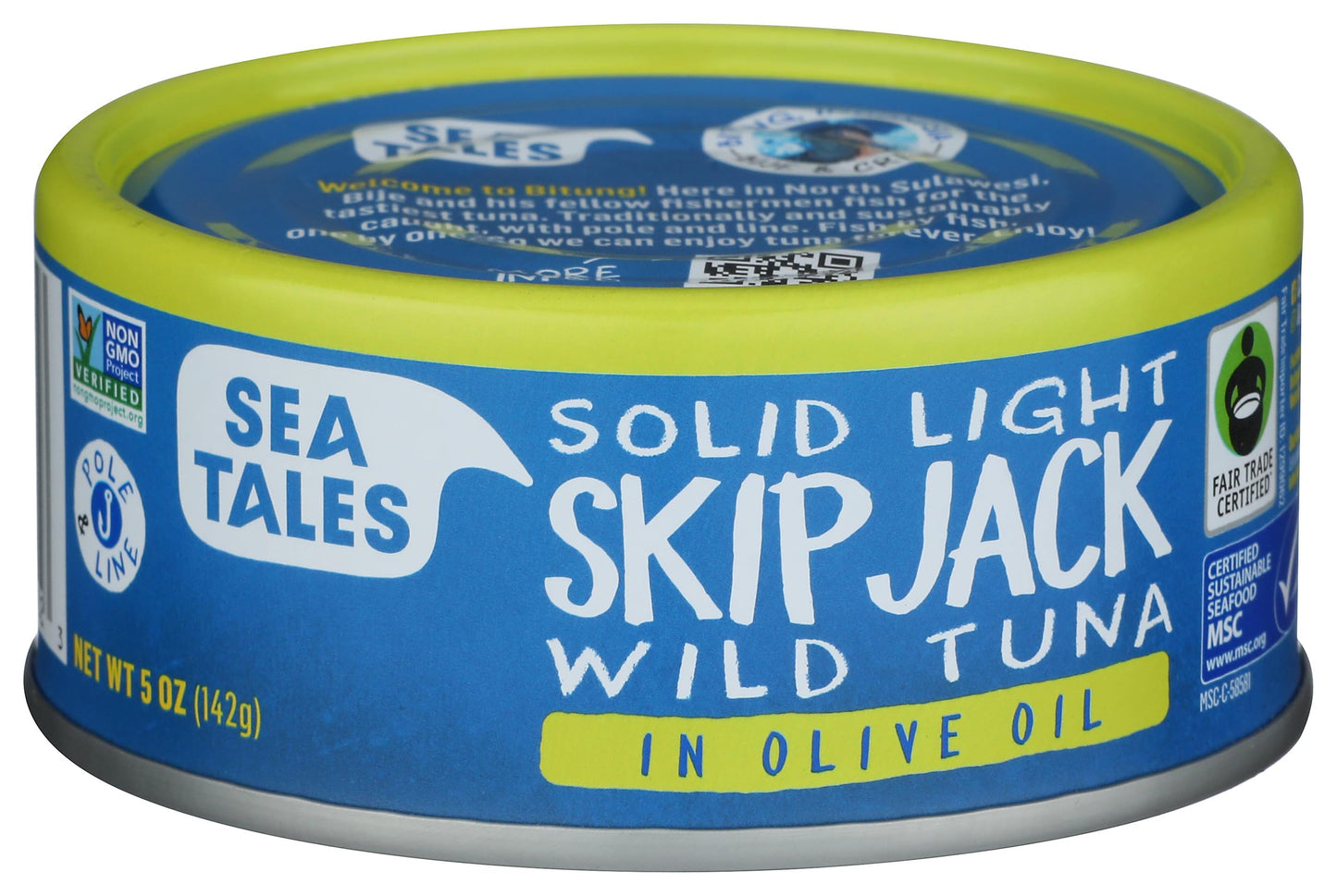 Sea Tales Skipjack Tuna In Olive Oil, 5 Oz