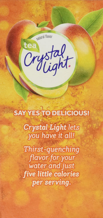 Crystal Light On The Go Peach Mango Green Tea, 10 CT