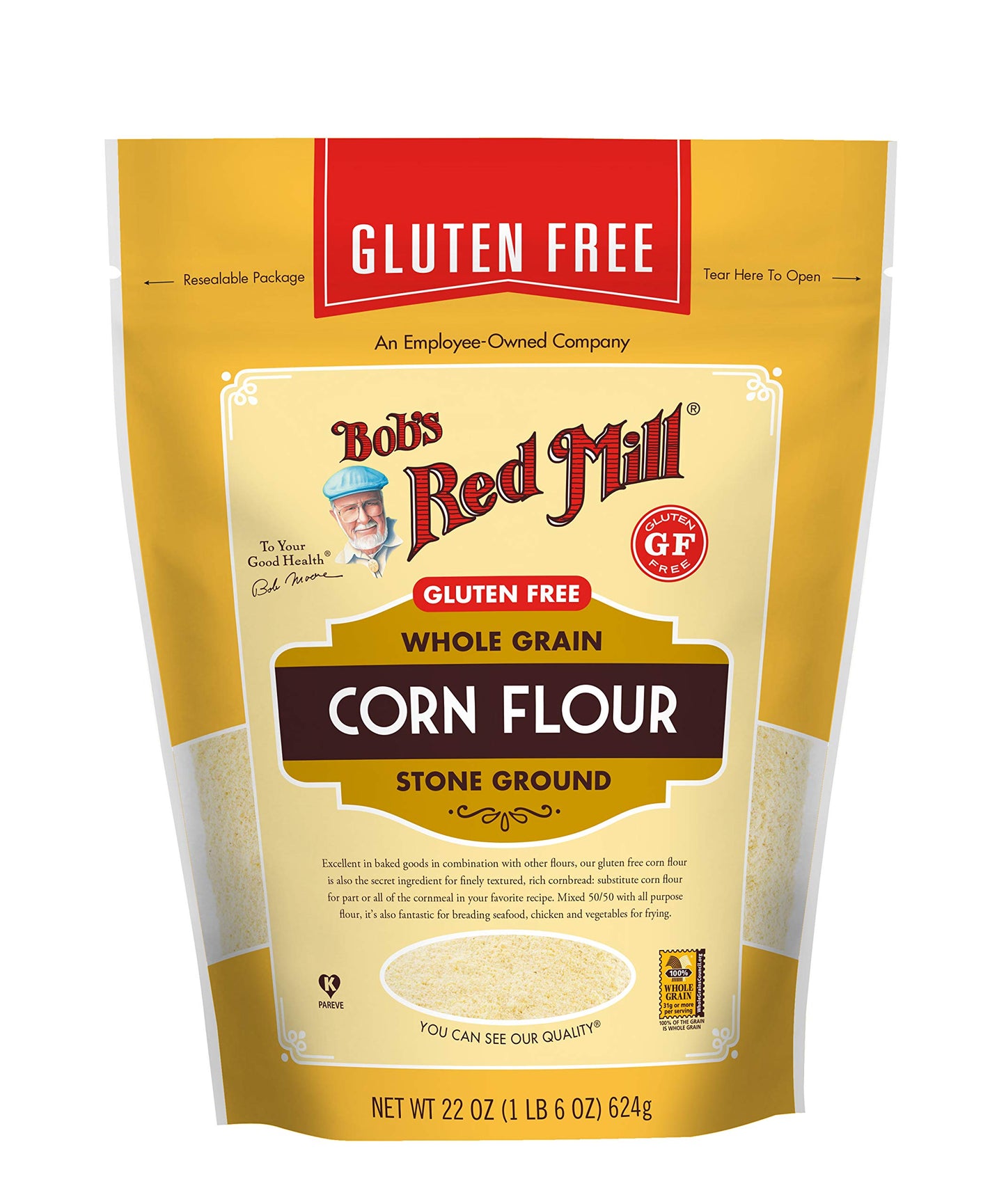 Bob's Red Mill Gluten Free Corn Flour - 24 Oz