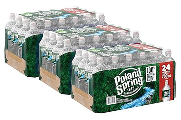 Poland Spring Case Bundles (23.7 Oz. Of 24 (Sport Top) - 3 Cases), 23.7 Fl Oz (Pack Of 72)