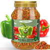 21oz Dried Bell Peppers Mix, Natural Dehydrated Red & Green Bell Pepper Flakes, Perfect Toppings for Ramen, Vegetables Soup, Ste