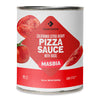 Dependable Foods Pizza Sauce - 6.10 Lbs., 106 oz.- Extra Heavy Pizza Sauce with Basil - Authentic California Vine to Bottle Blen