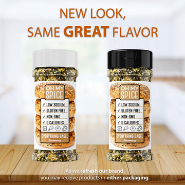 Everything Bagel Seasoning - Gluten Free & Keto Sesame Seeds Blend with Onion, Garlic, Sea Salt & Poppy Seed. Salmon, Sushi, Avo