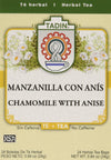 Tadin Tea Chamomile With Anise 24 Bags - Te De Manzanilla Con Anis