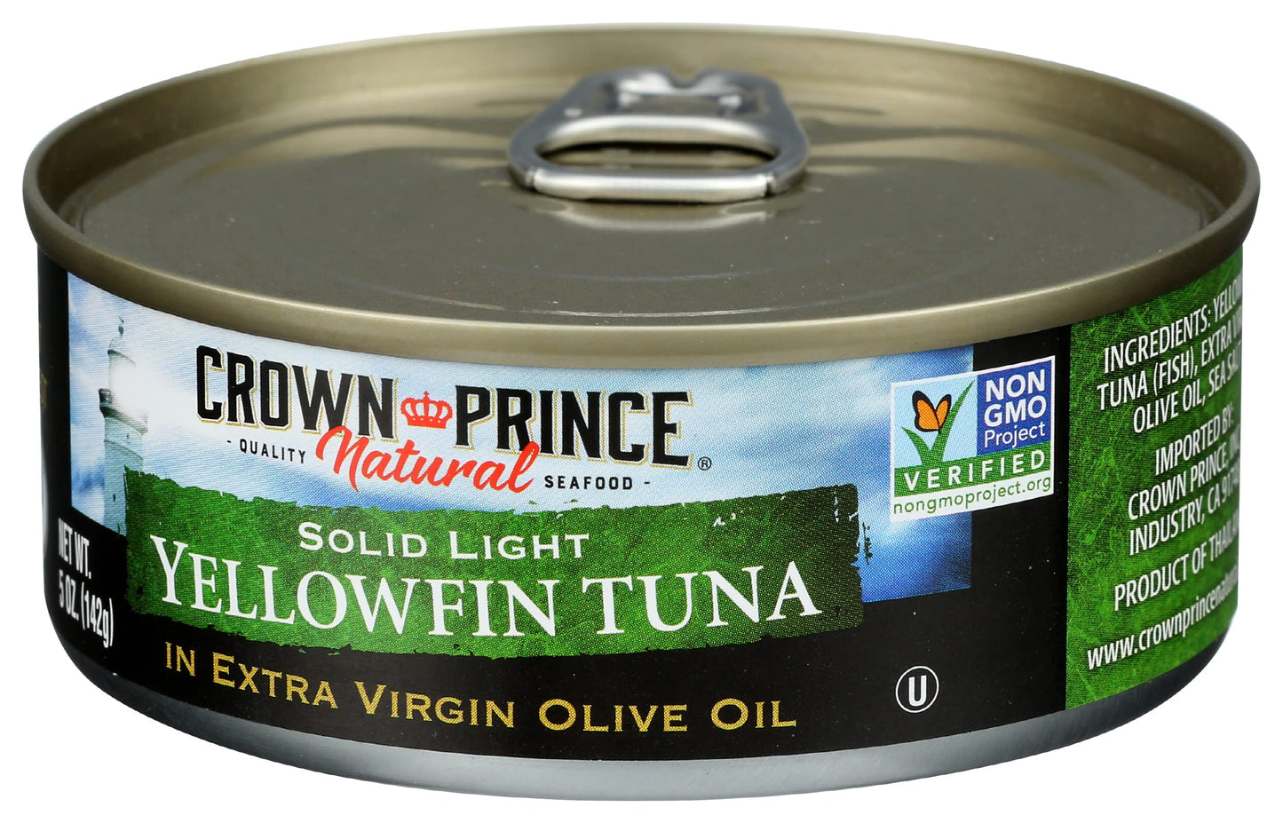 Crown Prince Natural Solid Light Yellowfin Tuna, 5 Ounce -- 12 Per Case.12