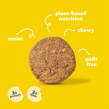 Love + Chew Soft Baked Protein Cookies, Gluten Free | (18) Count Banana Bread Minis | Vegan, Paleo, Non Gmo And Packed With Supe