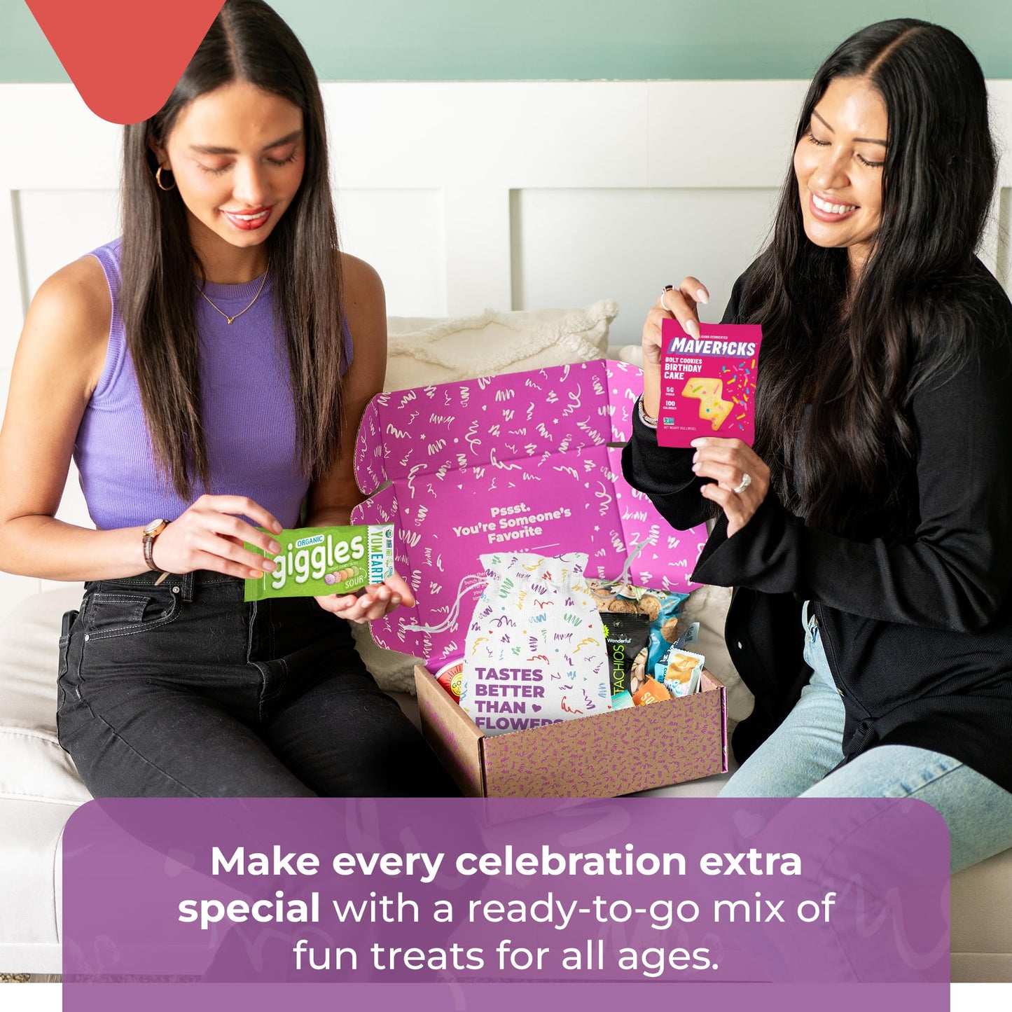 BUNNY · JAMES · Birthday Snacks Bag – Cake-Flavored & Candy Variety Pack for Kids, Teens & mature-themeds