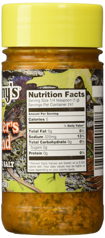 Johnnys Fine Foods Seasoning Salt Hunter, 8.5 Oz