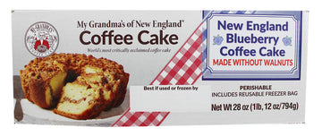 My Grandma'S New England Blueberry Coffee Cake - Moist And Flavorful Coffee Cake - Maple Sweetened Cake For Special Occasions -